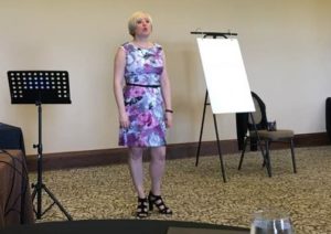 Yvonne Weld speaking